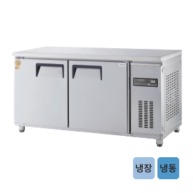 고급형 직냉식 보냉테이블 냉동·냉장고 5자 GWM-150RFT [냉장191ℓ][냉동191ℓ]