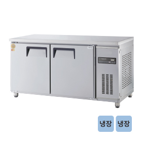 고급형 직냉식 보냉테이블 올냉장 5자 GWM-150RT [냉장382ℓ]