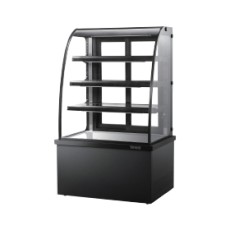 높은 제과 쇼케이스 곡면 4단